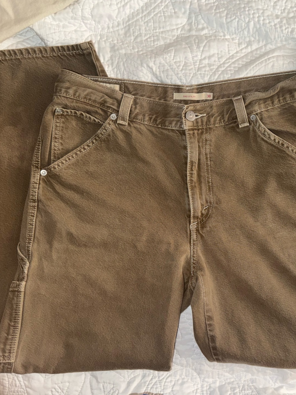 Levi's Dad’s Utility Jeans in Brown